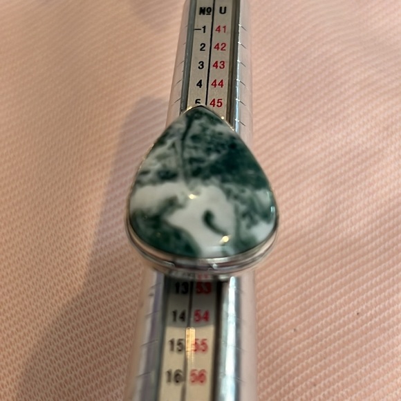 #571 Tree Agate Handcrafted Ring Size 5.5 NWOT - Picture 14 of 16